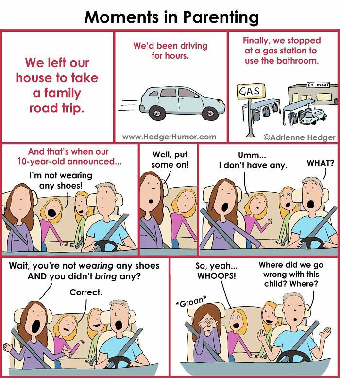 Artist Makes Comics That Prove That Every Family Has A Little Crazy (New Pics)