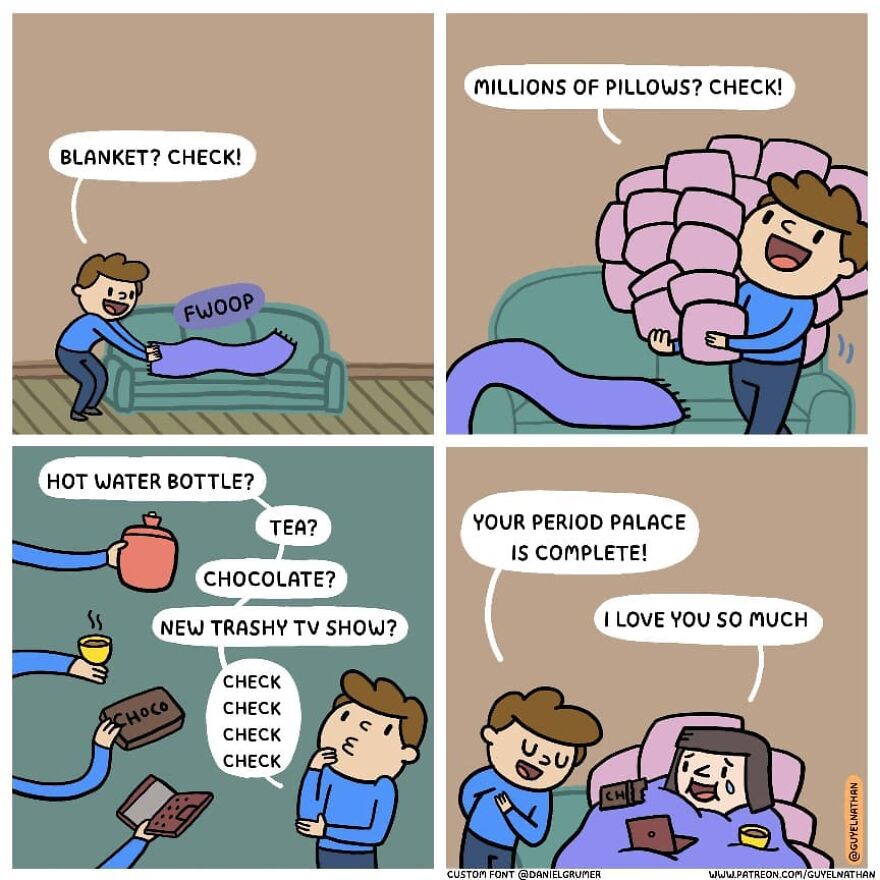 Artist Makes Hilarious Couples Comics
guaranteed A Beautiful Smile On Your Face