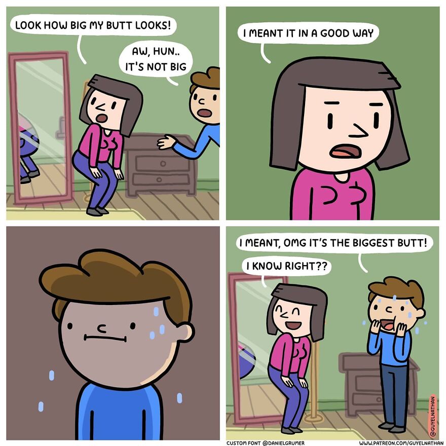 Artist Makes Hilarious Couples Comics
guaranteed A Beautiful Smile On Your Face