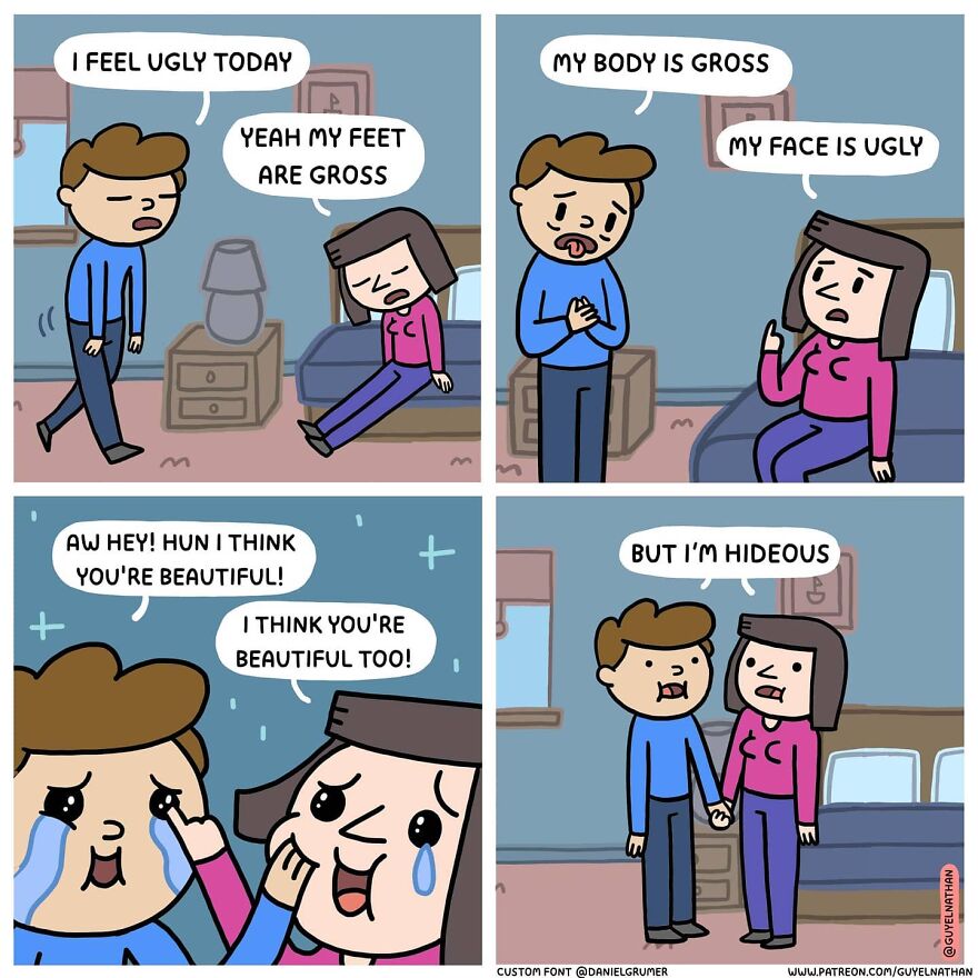 Artist Makes Hilarious Couples Comics
guaranteed A Beautiful Smile On Your Face