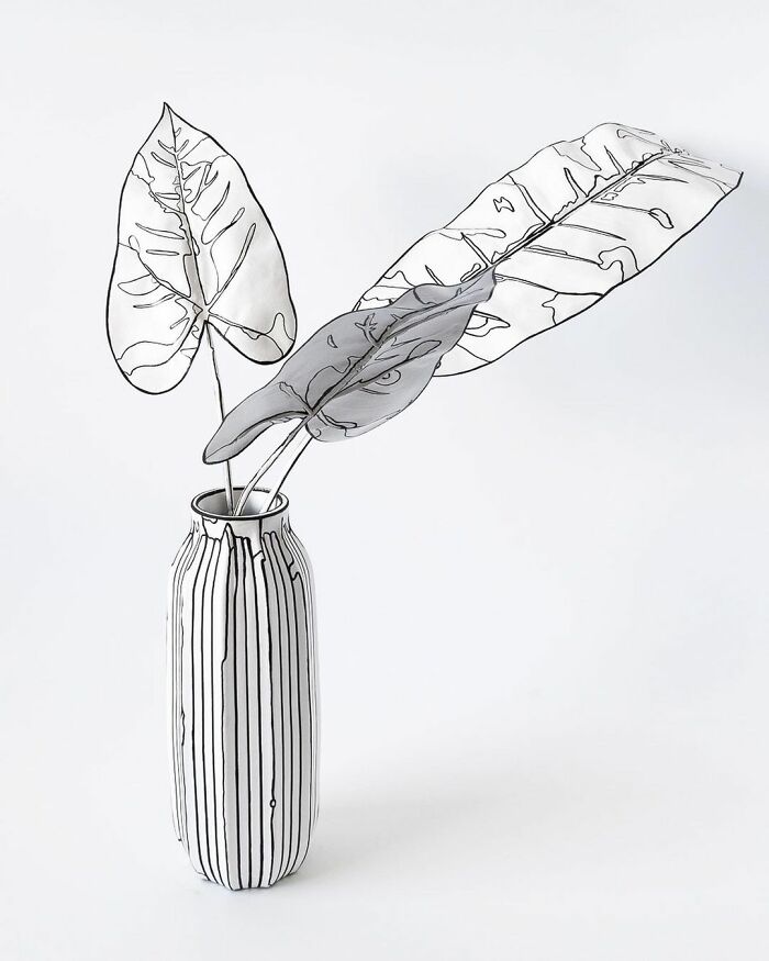 Artist Paints Home Interior In An Unusual Way To Create A 2D Illusion, And Here Are 33 Pictures Of Her Work