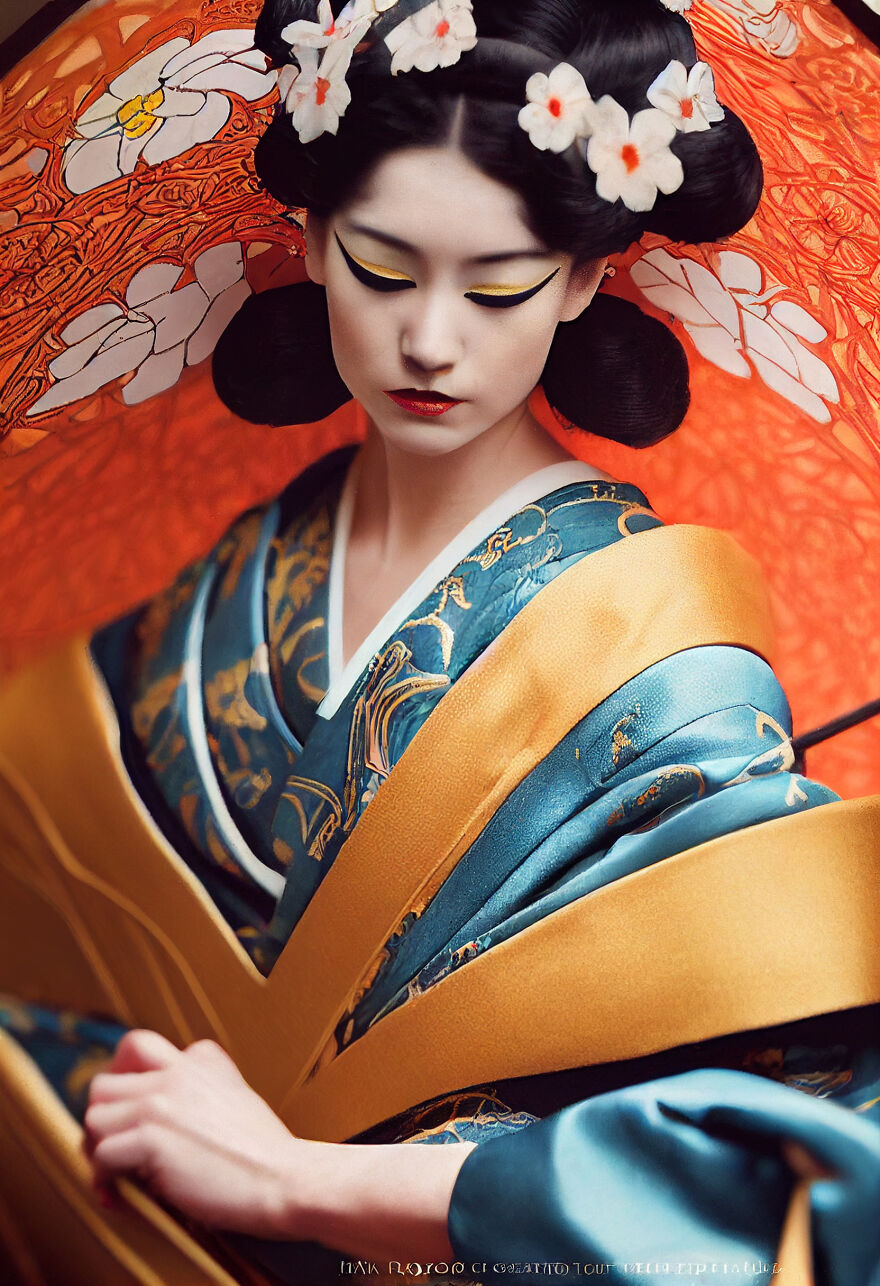 Art Nouveau Geisha- 7 New Pictures You Must See!