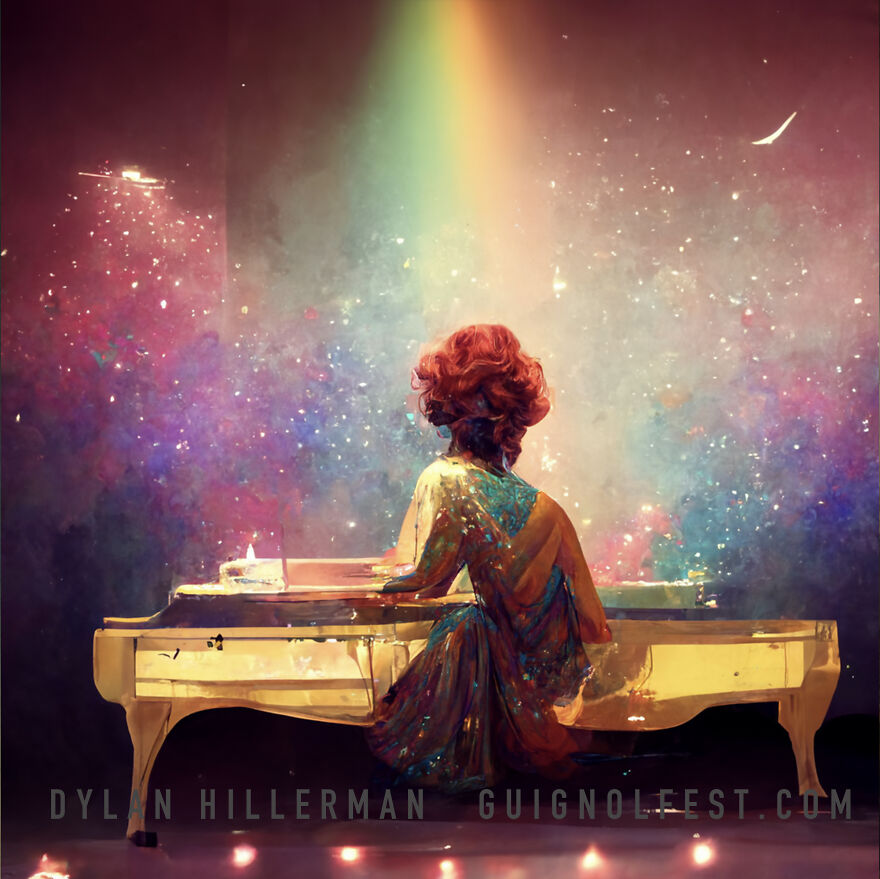 "BILLION DOLLAR BABIES": What If M.J.A.I. and GuignolFest Made Surreal Art For The Sixth Alice Cooper Album In 1973?