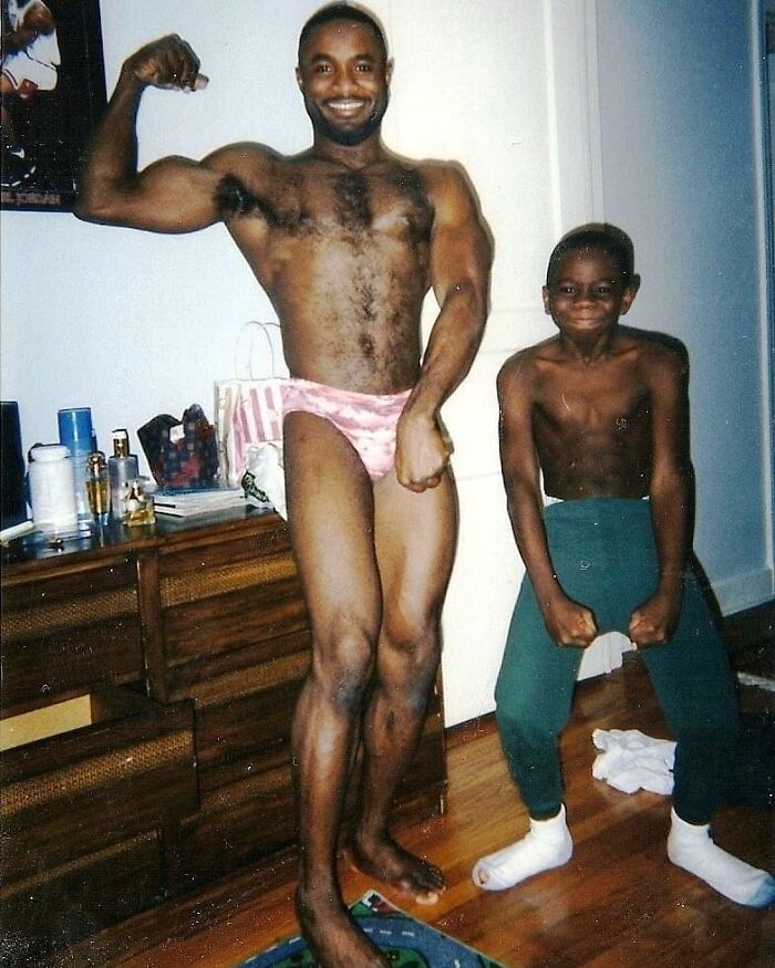 "Papá, soy quien soy hoy gracias a ti. Siempre has hecho tu trabajo para estar ahí para mí y mostrarme cómo hacer las cosas de la manera correcta. Espero que algún día pueda llegar a ser la mitad del hombre que eres. Eres un verdadero héroe. Te quiero, viejo".