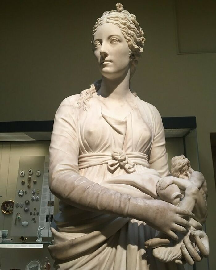 The Hon, Mrs. Anne Seymour, Damer Ra By Giuseppe Cerrachi (1777)