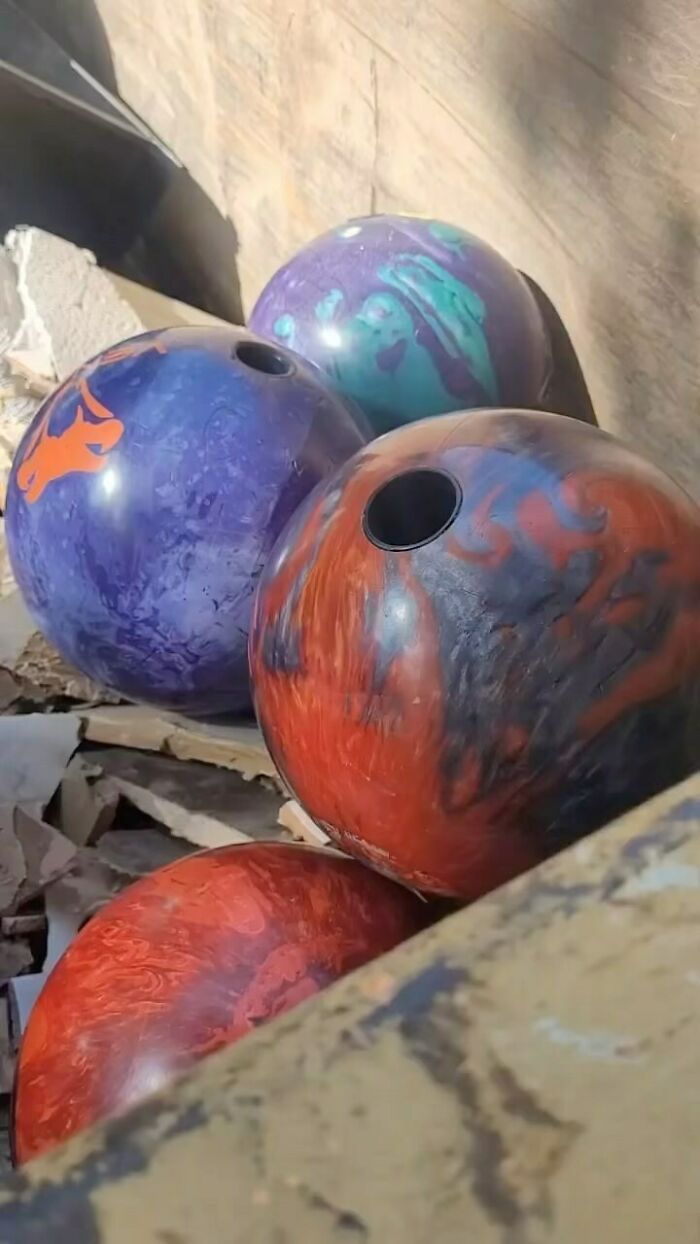 Dumpster Diving For Bowling Balls Anyone?