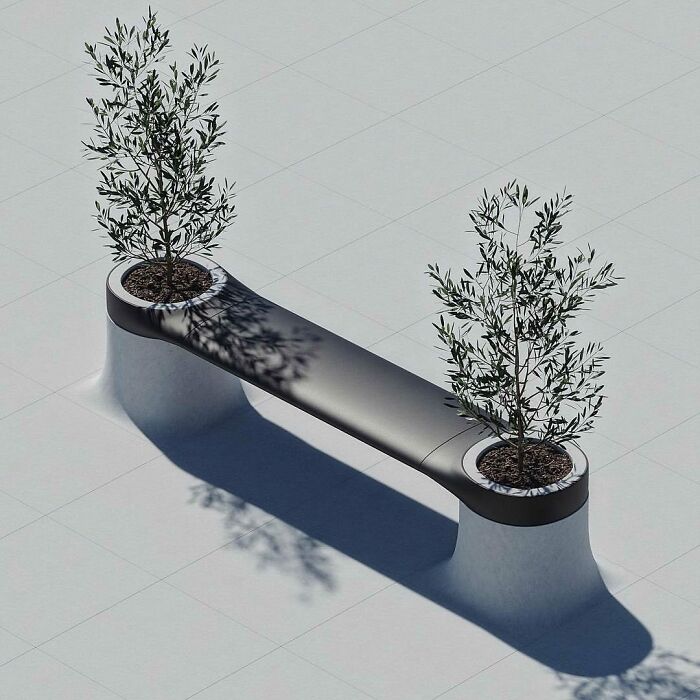 Public Bench Designed By Teixeira Design Studio 