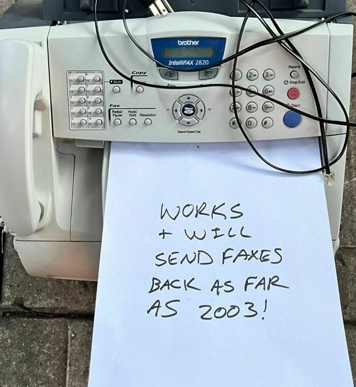 Hot Tub Time Machine Eat Your Heart Out… It’s A Fax Time Machine! 