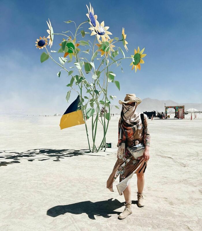 Playa Supports 💙💛#burningman2022