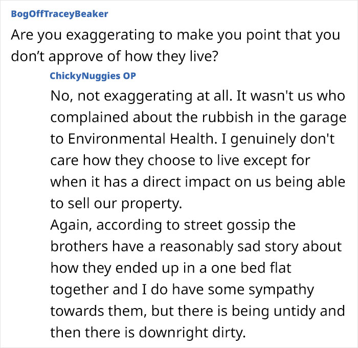 Woman Shares Her Struggles With Neighbors Who She’s Never Seen Clean Up In The 8 Years She’s Lived There Woman Shares Her Struggles With Neighbors Who She’s Never Seen Clean Up In The 8 Years She’s Lived There