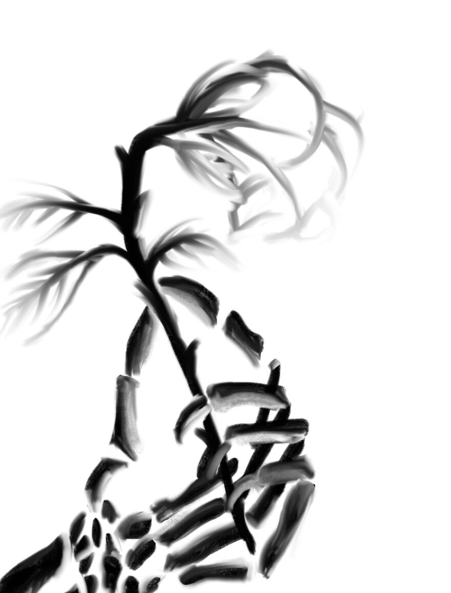 Here Is Some Of My Monochromatic Art