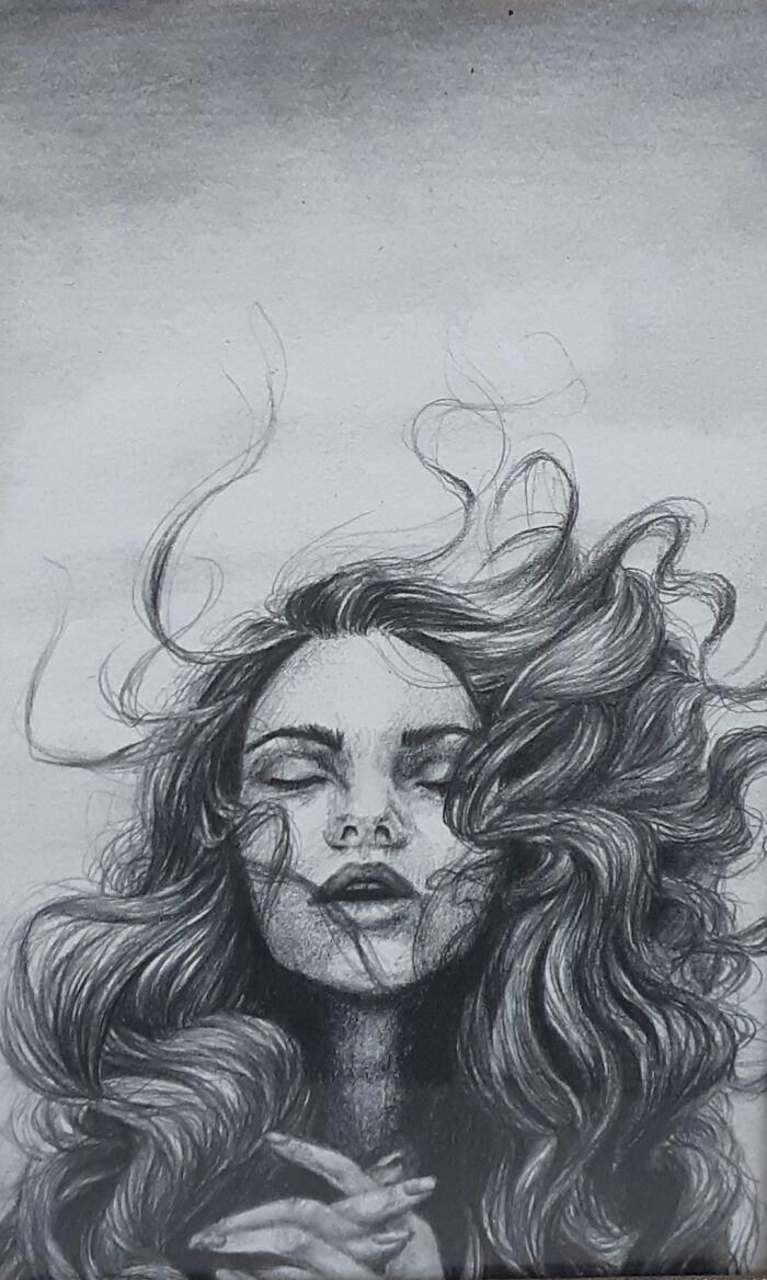 A Cool Self-Portrait I Found At A Thrift Store