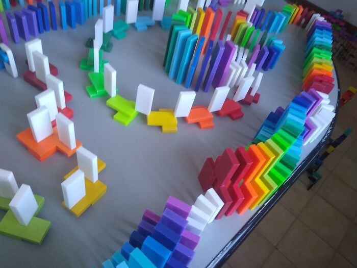 I Am A Domino Artist 0n Youtube, Here Are 10 Different Photos Of Projects I Have Made