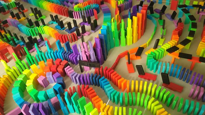 I Am A Domino Artist 0n Youtube, Here Are 10 Different Photos Of Projects I Have Made