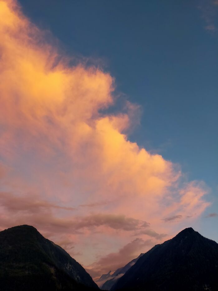 I Took This Picture Of The Clouds In Austria