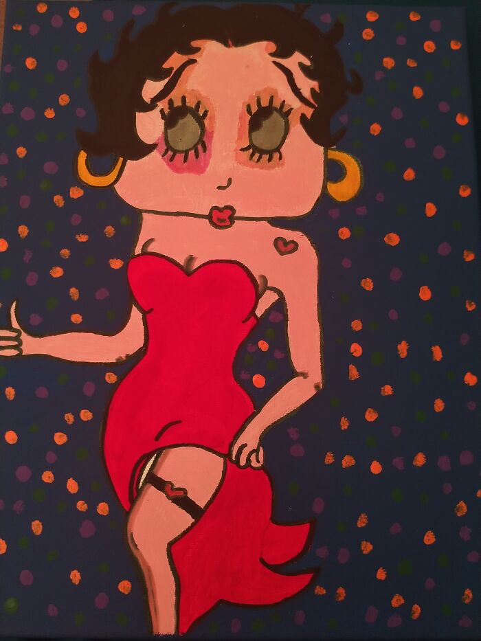 Drew Myself As Betty Haha