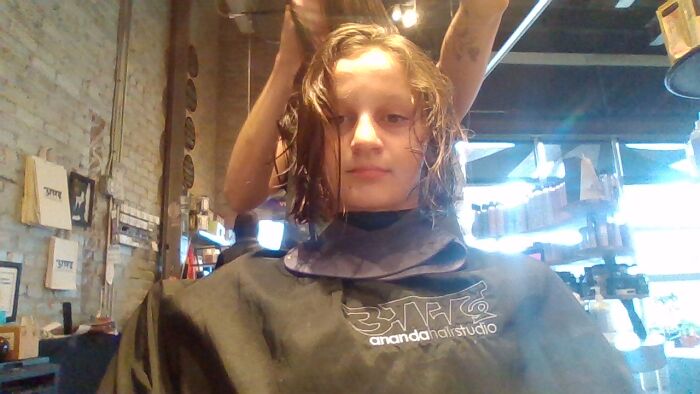 Getting My Hair Cu!