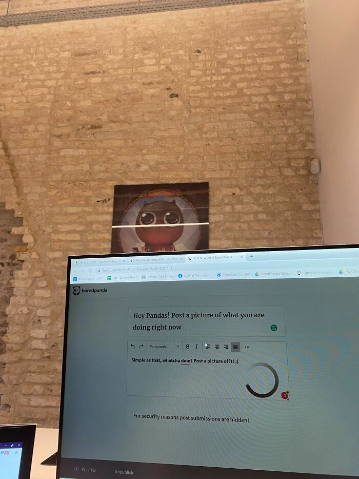 Currently Reviewing The Submission Of This Post's Author