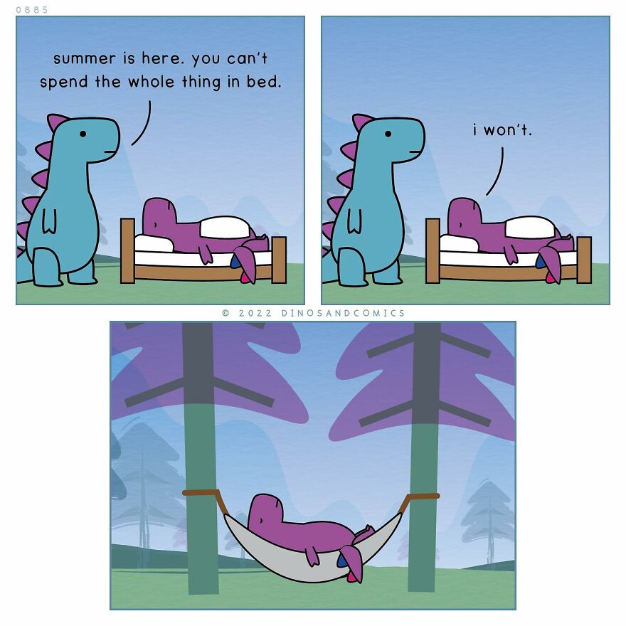New Hilarious Dinosaur Comics About Mental Health