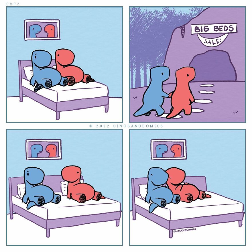 New Hilarious Dinosaur Comics About Mental Health