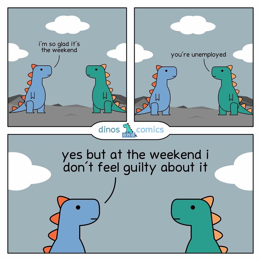 New Hilarious Dinosaur Comics About Mental Health