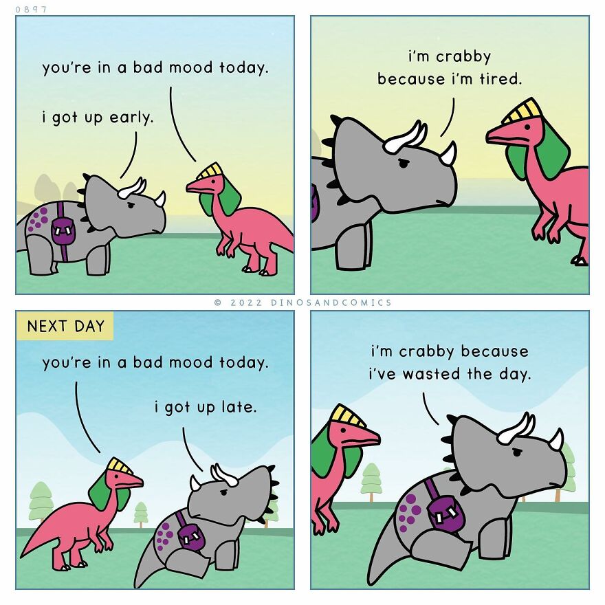 New Hilarious Dinosaur Comics About Mental Health