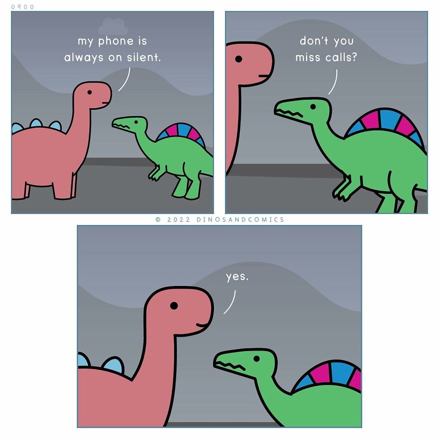 New Hilarious Dinosaur Comics About Mental Health