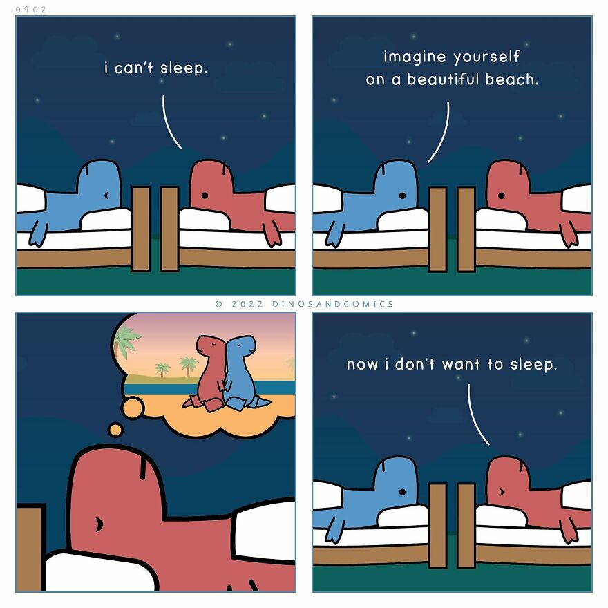 New Hilarious Dinosaur Comics About Mental Health