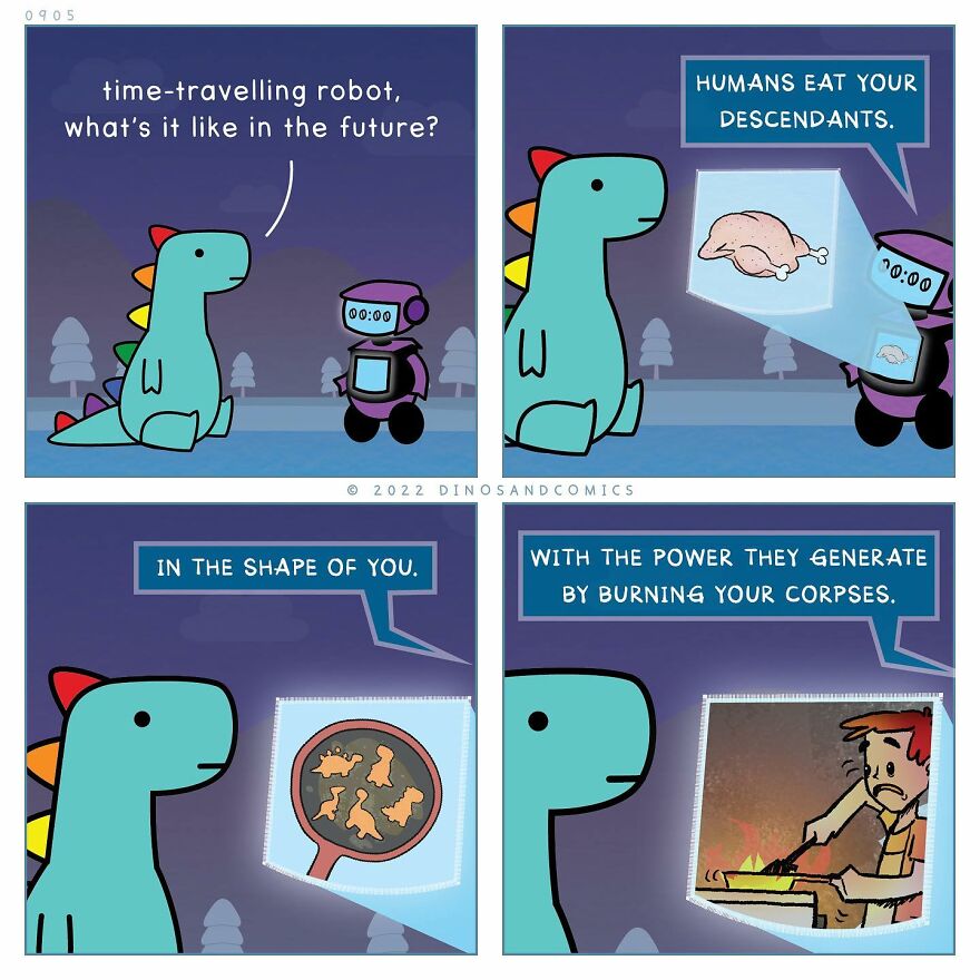 New Hilarious Dinosaur Comics About Mental Health