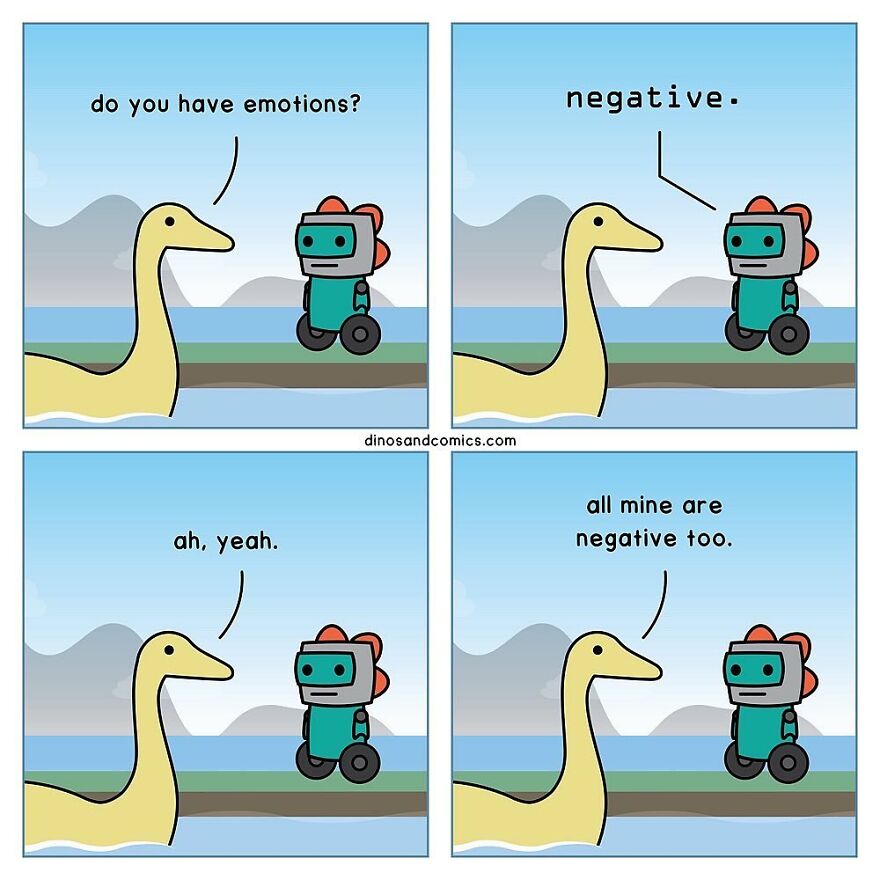 New Hilarious Dinosaur Comics About Mental Health