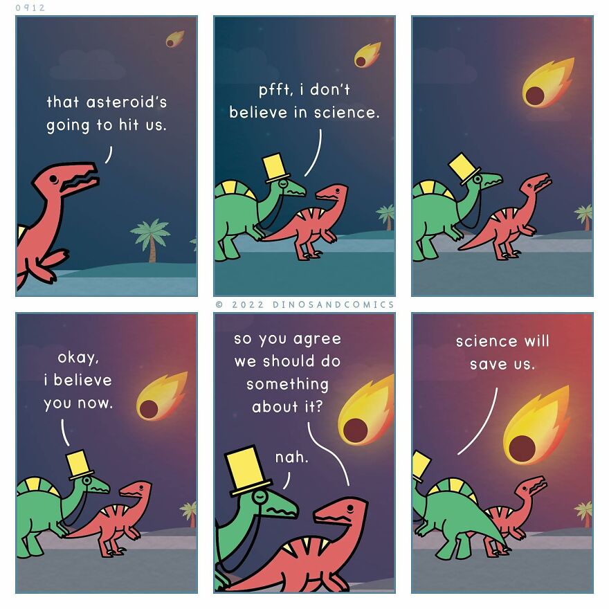 New Hilarious Dinosaur Comics About Mental Health
