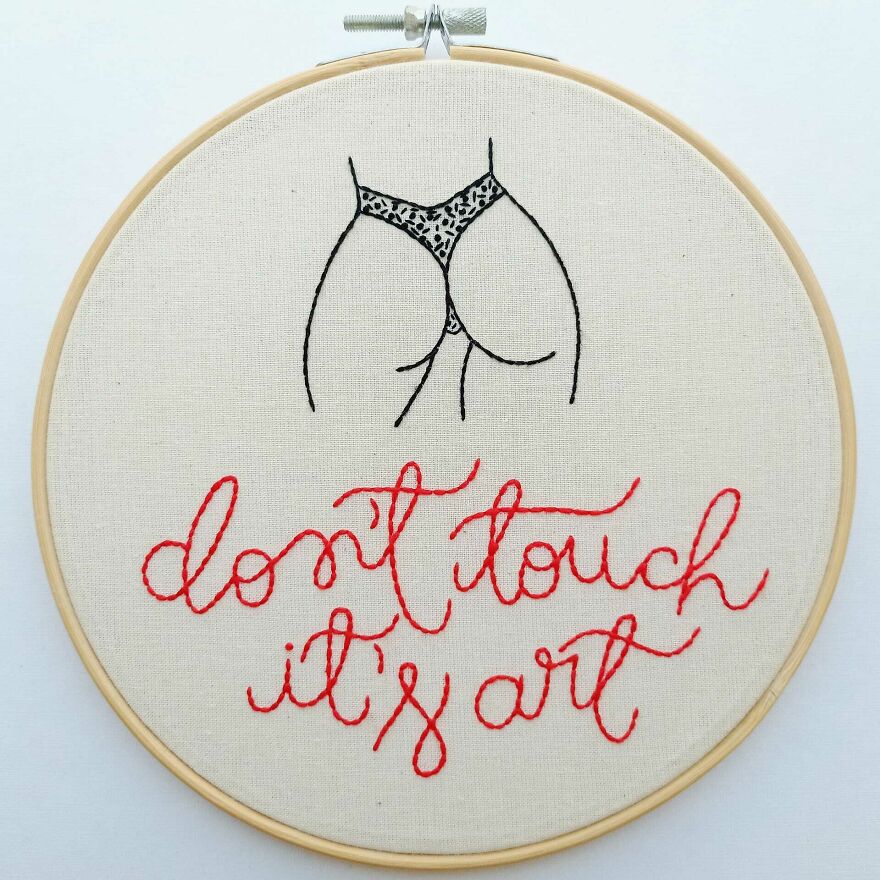 Here Are The 14 Naughtiest Embroideries we've Ever Made Here Are The 14 Naughtiest Embroideries we've Ever Made