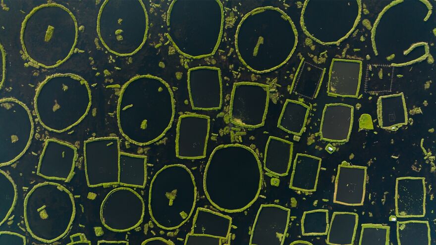 Category: Abstract, Highly Commended, Floating Islands By Aakash Selvan