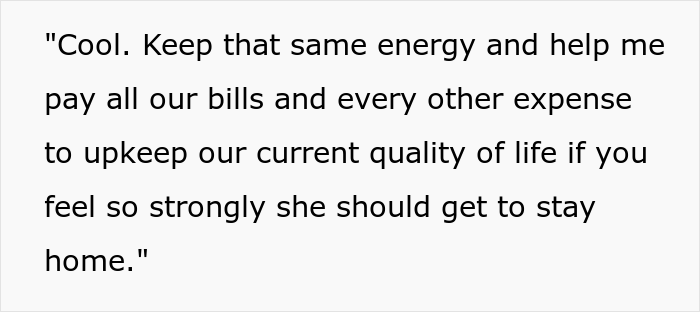 The Internet Backs Husband For "Ruining" Family Dinner Because He Is The Only One Not On Board With Wife's Stay-At-Home Idea