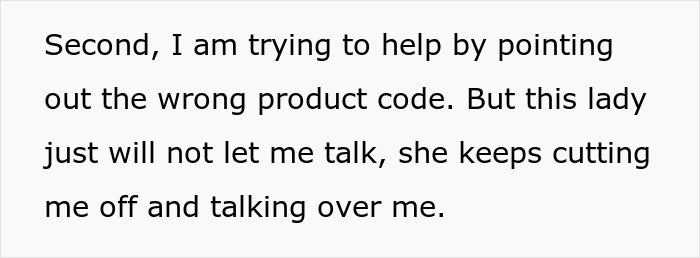 "This Lady Starts Berating Me": Employee Gives Up On Trying To Warn Customer Of Her Mistake And Just Maliciously Complies