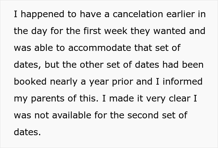 Woman Refuses To Let Down A Client Who Booked A Year In Advance Just So Parents Can Go On A Dog-Free Trip, Gets Called A Jerk