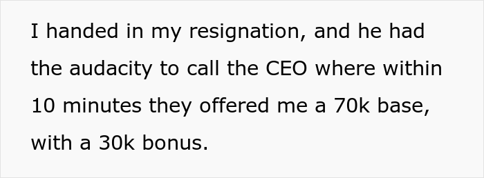 Underpaid Employee Quits And Gets Offered Double The Salary, Teaches Company A Lesson On Valuing Employees Underpaid Employee Quits And Gets Offered Double The Salary, Teaches Company A Lesson On Valuing Employees