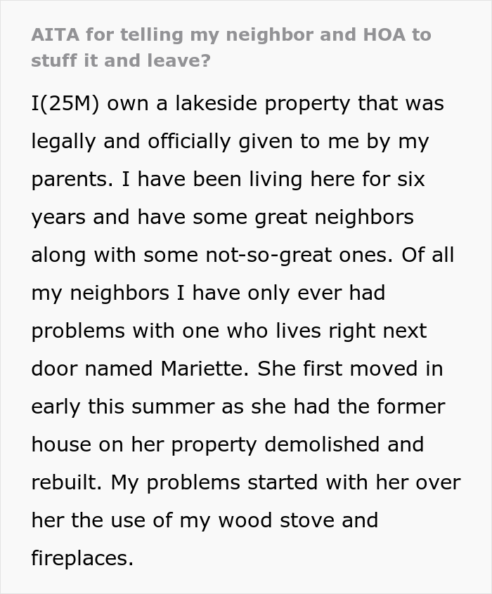 Neighbor Doesn’t Believe This Man’s House Is Old And The Only Heating System Is A Wood-Burning Stove, Calls Inspection On Him Neighbor Doesn’t Believe This Man’s House Is Old And The Only Heating System Is A Wood-Burning Stove, Calls Inspection On Him