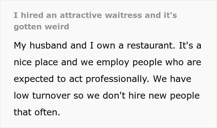 "I'm Just So Tired. Why Are Men Like This?": Men Working In This Restaurant Lose Their Minds After New Waitress Is Hired