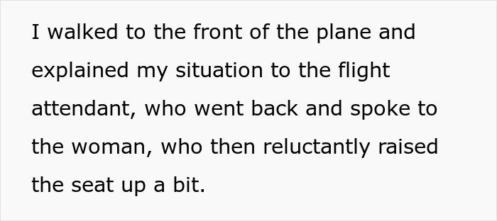 A Tall Passenger Asks Woman To Raise Her Seat Because It&rsquo;s Pressing Their Knees, Woman Refuses, Plane Drama Ensues