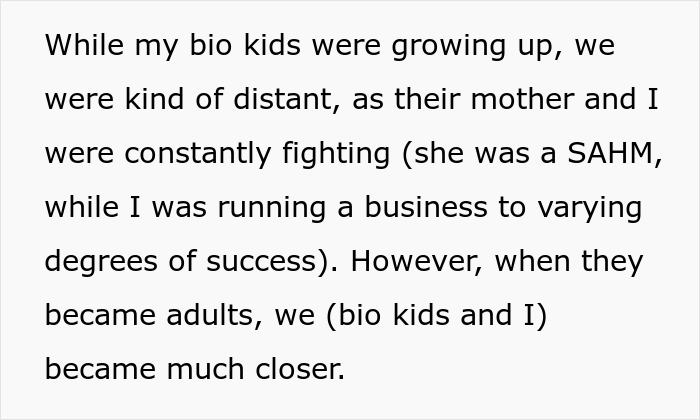 Dad Is Planning To Leave An Equal Inheritance To His Two Adult Kids And Now Teenage Stepson, His Kids Get Upset And The Internet Is On Their Side Dad Is Planning To Leave An Equal Inheritance To His Two Adult Kids And Now Teenage Stepson, His Kids Get Upset And The Internet Is On Their Side