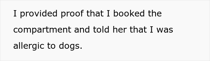 Traveler Is Told She Was Wrong For Asking A Woman With A Service Dog To Leave Her Compartment She Paid For So She Wants The Internet’s Opinion Traveler Is Told She Was Wrong For Asking A Woman With A Service Dog To Leave Her Compartment She Paid For So She Wants The Internet’s Opinion