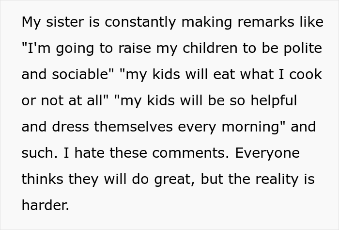 Guy Asks Whether He Did The Wrong Thing By Telling Off His Child-Free Sister As He's Fed Up With Her Parenting Ideas