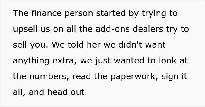 Buyers Maliciously Comply When Car Dealership Gives Them The Ultimatum &ldquo;Take It Or Leave It&rdquo;