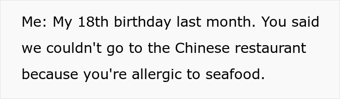 &ldquo;AITA For Leaving After I Found Out My SIL Was Lying About Her Food Allergy?&rdquo;