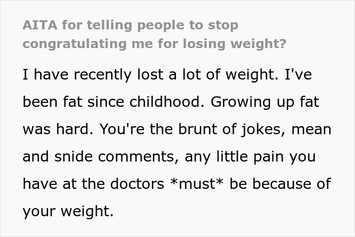 Woman Who Lost A Lot Of Weight Can't Believe How Differently Everyone Treats Her Now, Calls Out Relatives