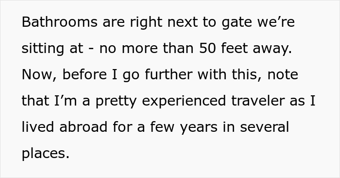 Man Is Puzzled That A Woman Turned Down His Request To Watch His Belongings At The Airport While He Uses The Restroom