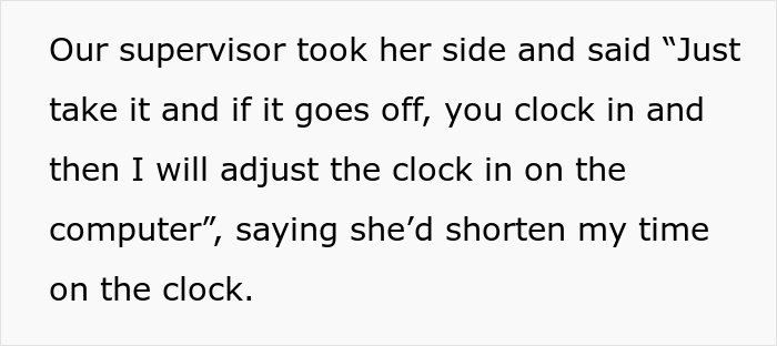 Woman Keeps Taking Advantage Of Coworker&rsquo;s Earliness, Involves Supervisor After Being Confronted About It, Ends Up Regretting It