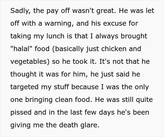 "The Office Was Set Off By Bloody Screams": Employee Is Sick And Tired Of Muslim Coworker Stealing Their Food, Puts Pork In It