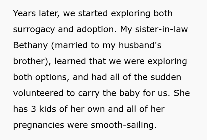 Woman Asks &ldquo;AITA For Regretting Our Decision To Let Sister-In-Law Carry Our Child?&rdquo; As She's Becoming Very Intrusive